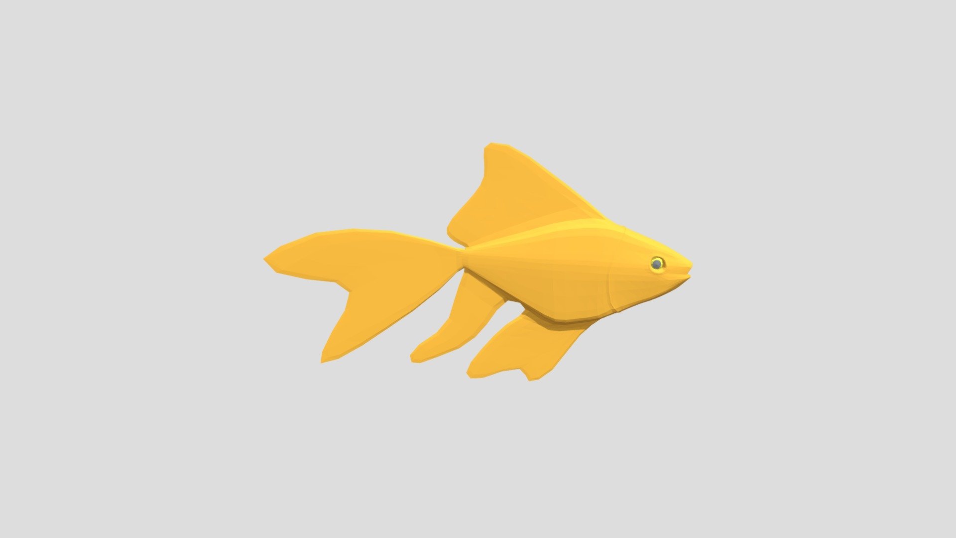 Goldfish from Poly by Google