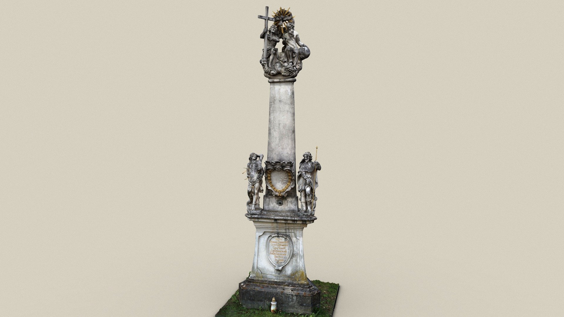 Pestsäule — Sketchfab embed 3D viewer