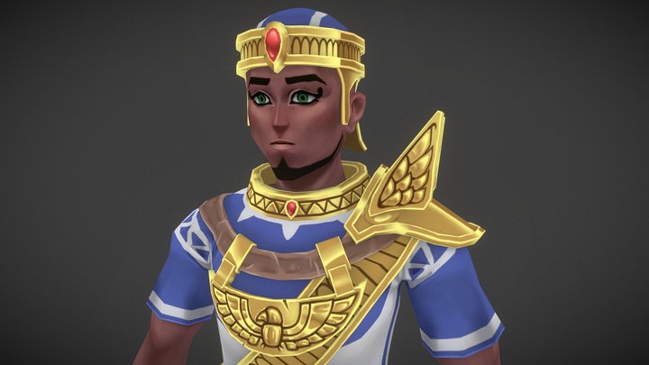 [Student Work] Egyptian Character 3D Model