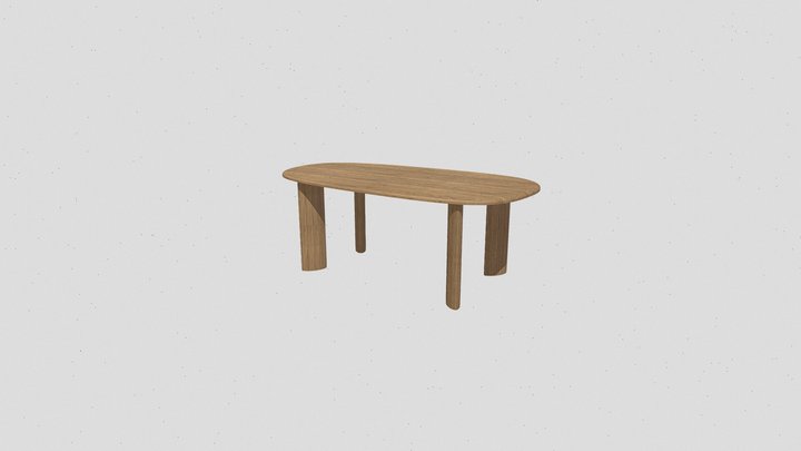 2025-11-24 aureli dining table 200 3D Model