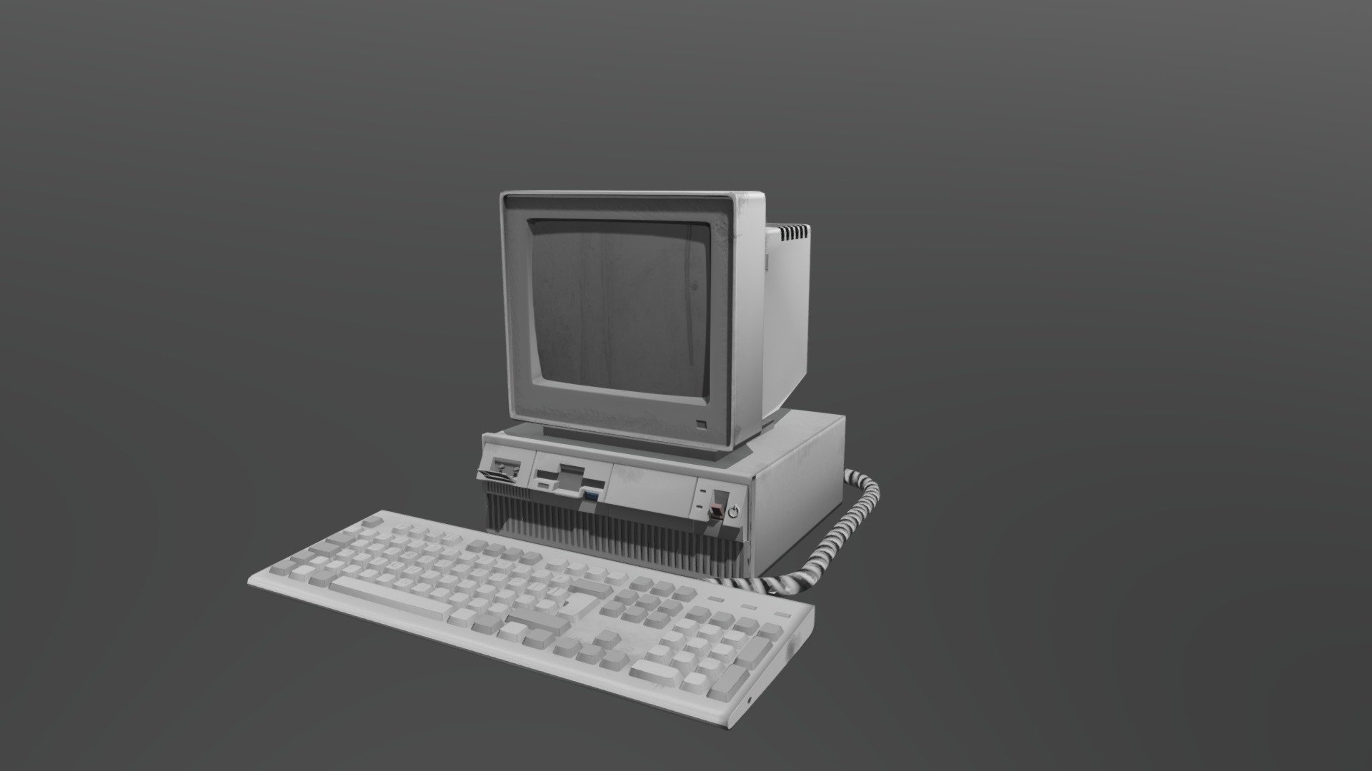 IBM PS/2 computer - 3D model by tipicultbiomassa [5fad869] - Sketchfab