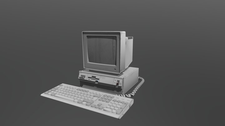 IBM PS/2 computer 3D Model