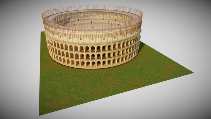 The Colosseum for Augmented Reality 3D Model