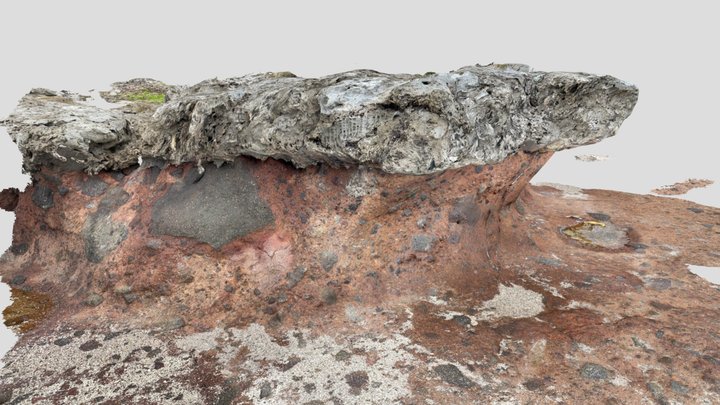 石灰岩と凝灰岩層：ミーフガー周辺 3D Model
