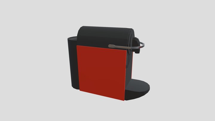 Nespresso Coffee Machine 3D Model
