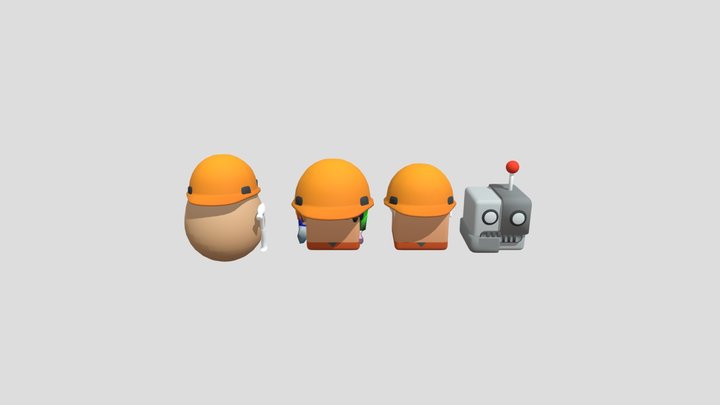 Builder Set 3D Model