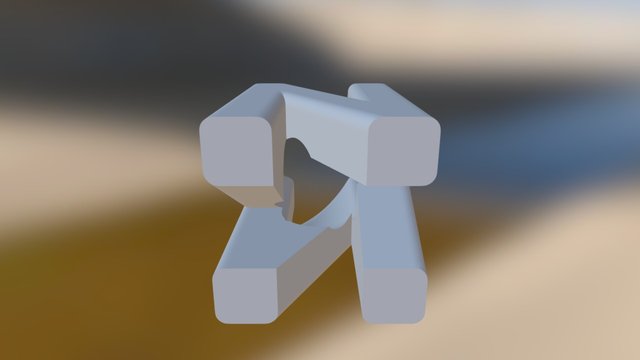 N shape 3D Model