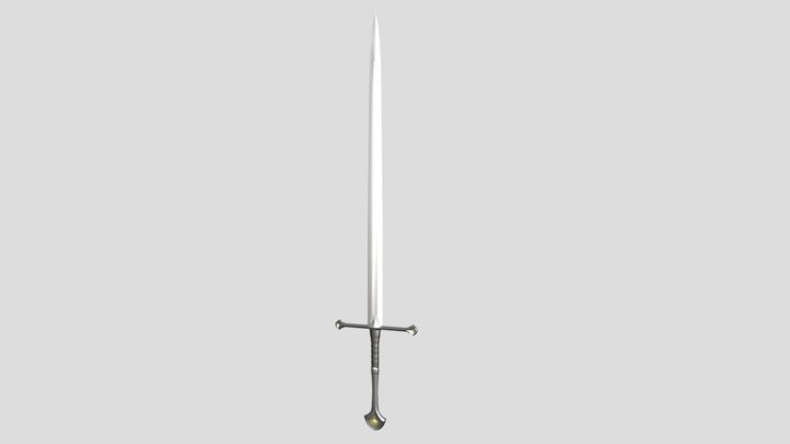Aragorn Andurl Sword 3D Model