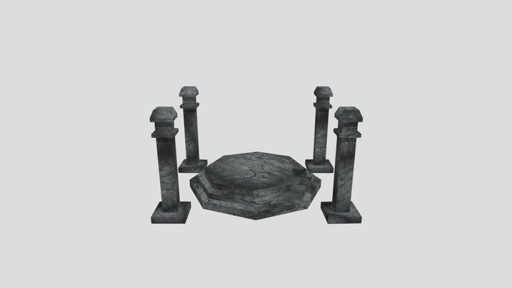 Ritual_Platform Site 3D Model