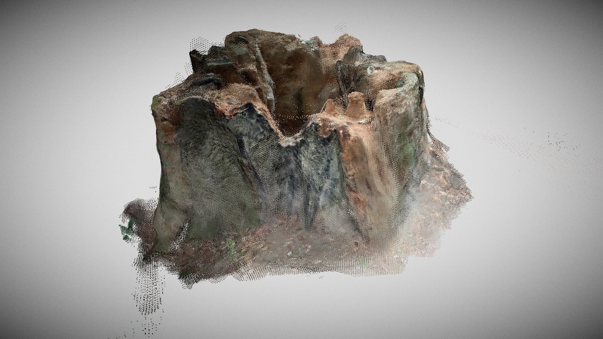 Tree stump - point cloud (Everypoint.io)