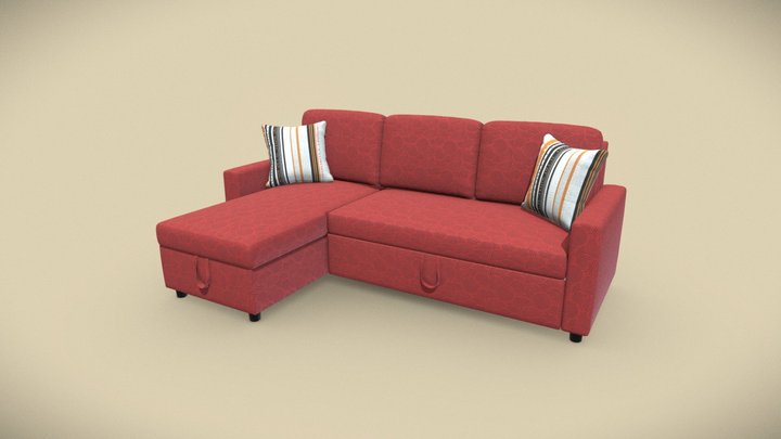Sofa 3 Seater 3D Model
