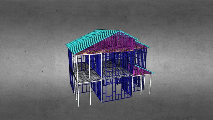 Коттедж ББ 3D Model