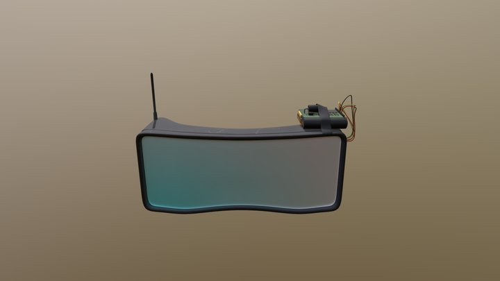 Cyber Punk Headset 3D Model