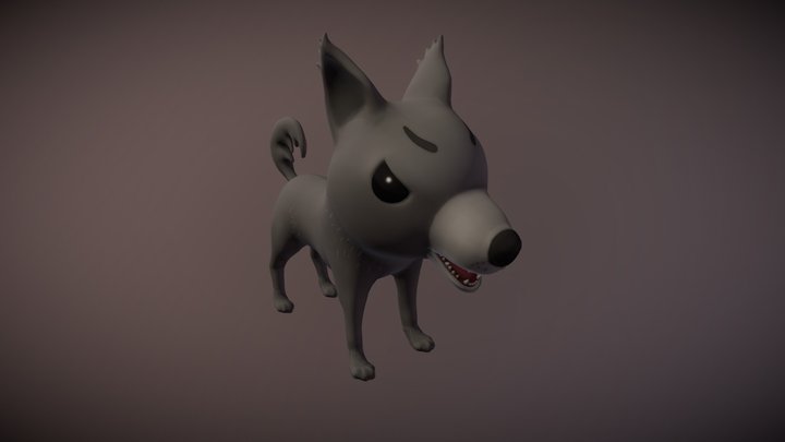 Собака 3D Model