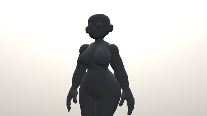 Female Base Model 3D Model