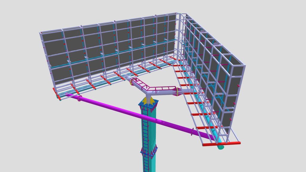 MODELO 3D - VALLA INNOVACIÓN AVENIDA CARRERA 7 -