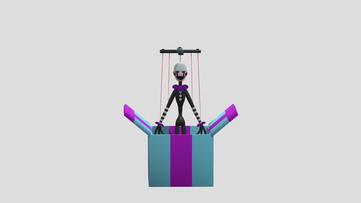 fnaf-puppet 3D Model