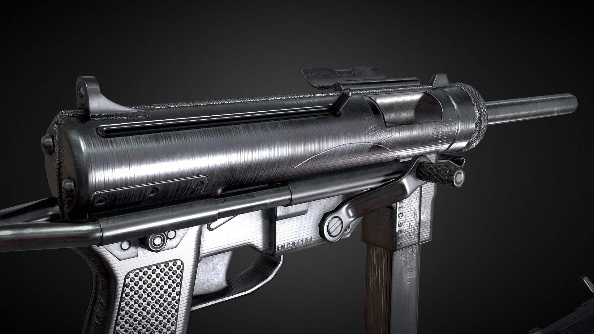 M3 Grease Gun Optimized Lowpoly SMG - Buy Royalty Free 3D model by ...