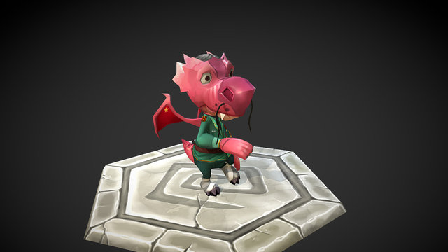 Dragon General 3D Model