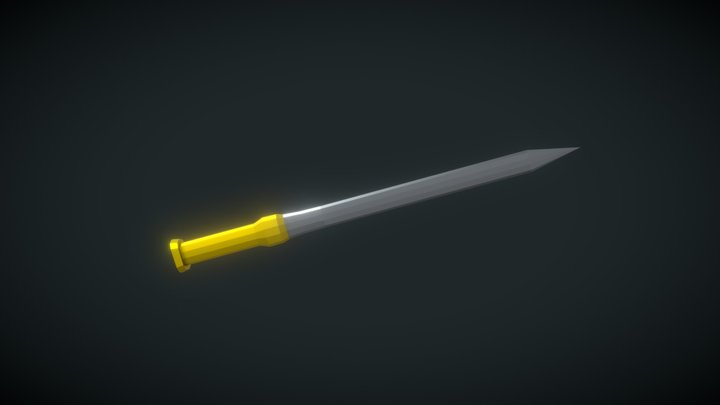 Ancient Sword 3D Model