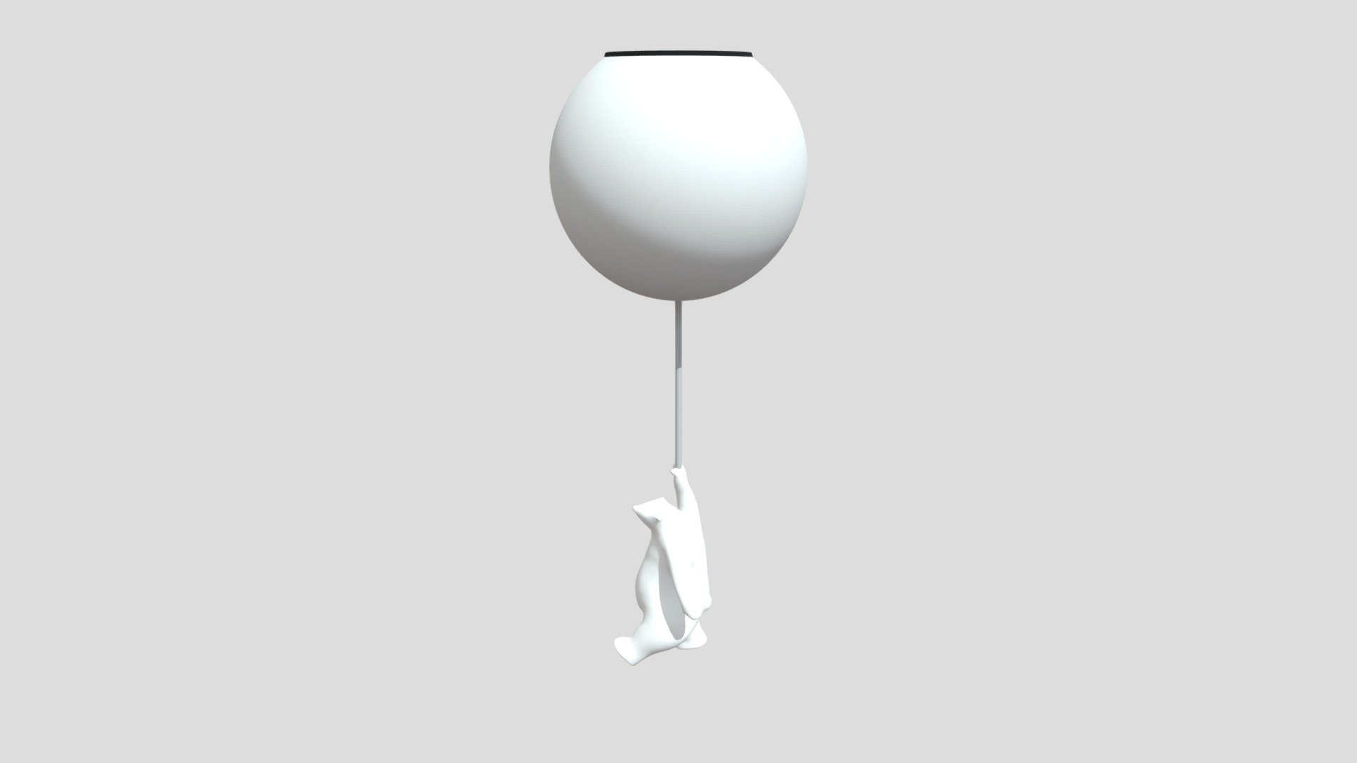 Lamp M bear on the ball (WASTY LAMPATRON)
