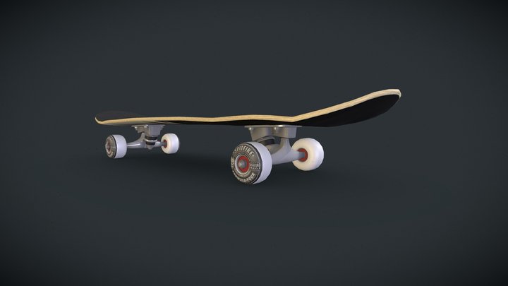 SkateBoard Free Model 3D Model