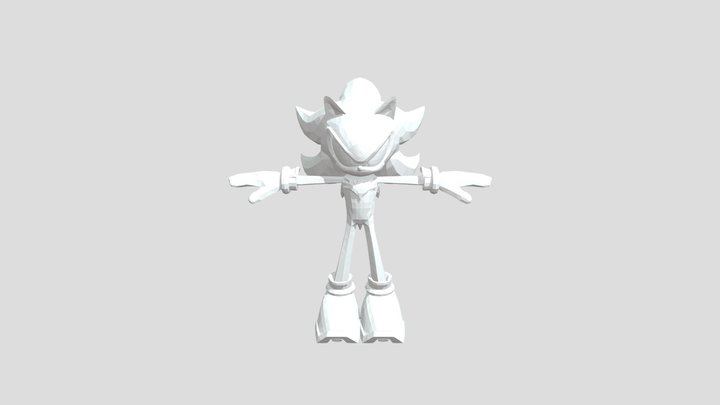 Shadow The Hedgehog Sth06 Textured 3D Model