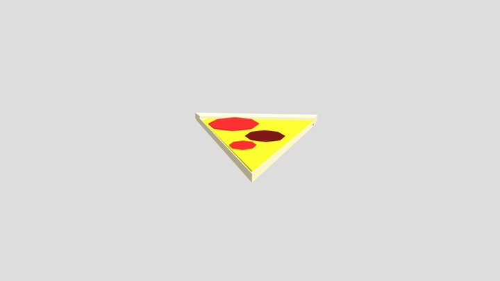 Simple Pizza 3D Model