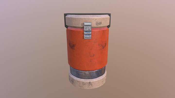 Scifi Container 3D Model