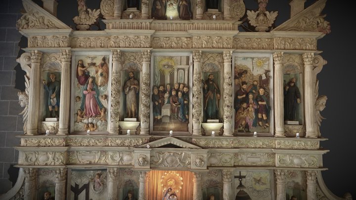 Candelaria Parish Retrablo 3D Model