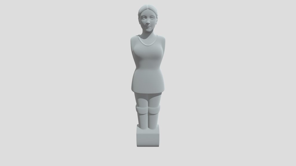 woman foosball player