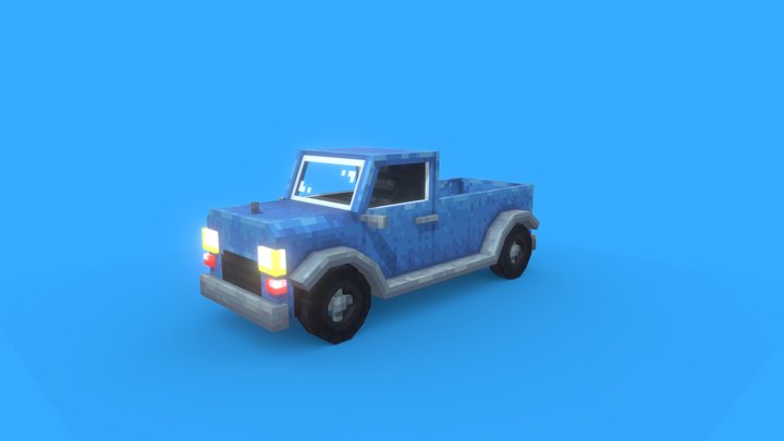Farm Truck 3D Model