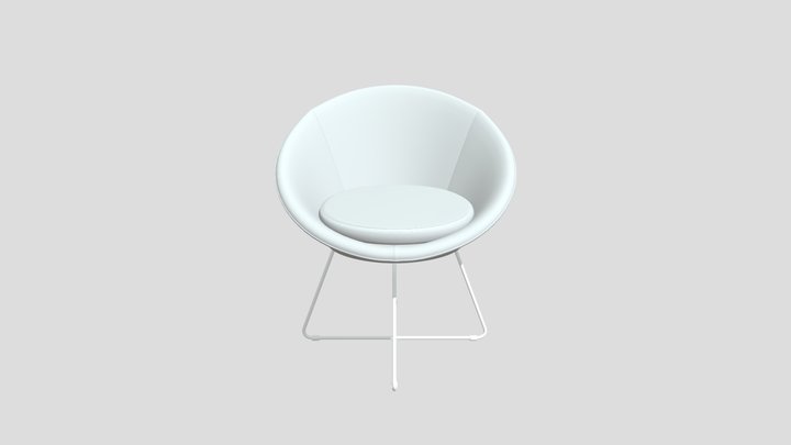 Flower lounge chair 3D Model