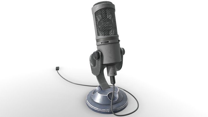 microphone 3D Model