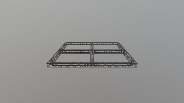 truss grid 3D Model