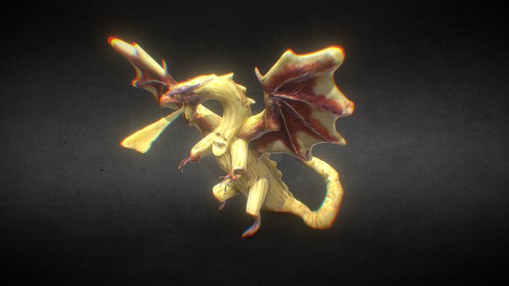 DRAGON CANNELONI 3D model