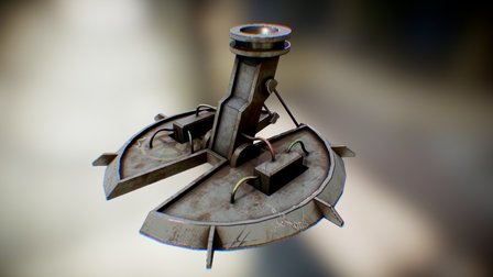 Turret Base 3D Model
