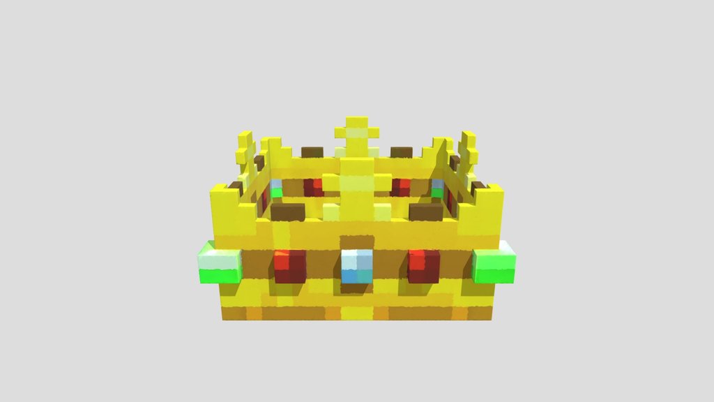 Golden Pixel Crown