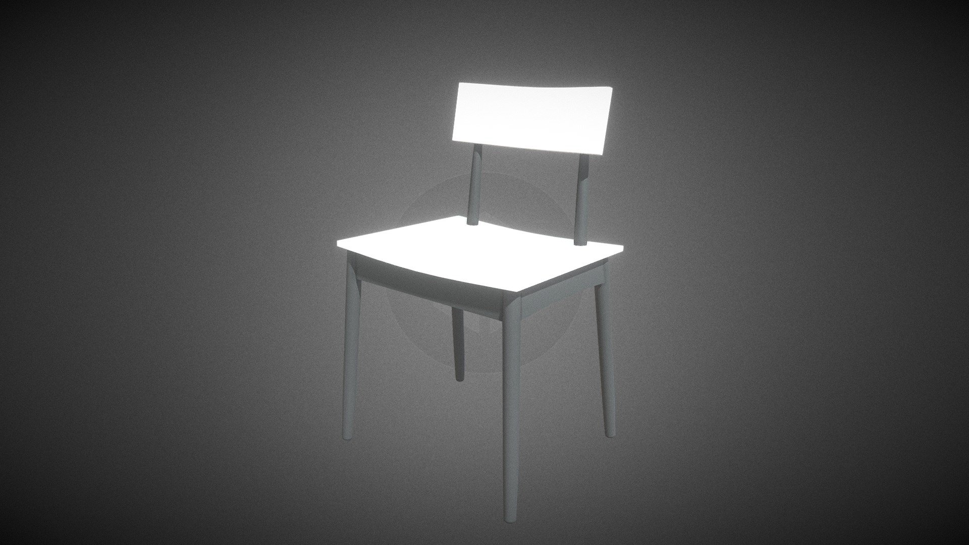 Dining chair 3d model free download