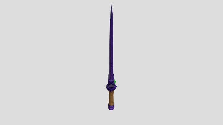 Stylised Sword 3D Model