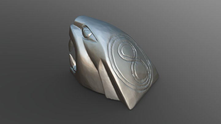 Jaguar Statuette Infinity 3D Model