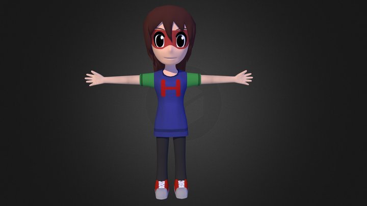 Little Hero 3D Model