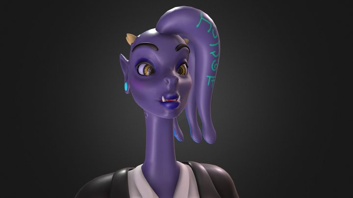 Alien Council Women 3D Model
