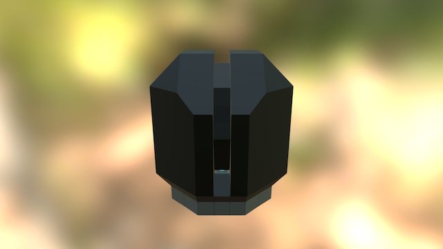 Starmade Small Rapid Fire Turret 3D Model
