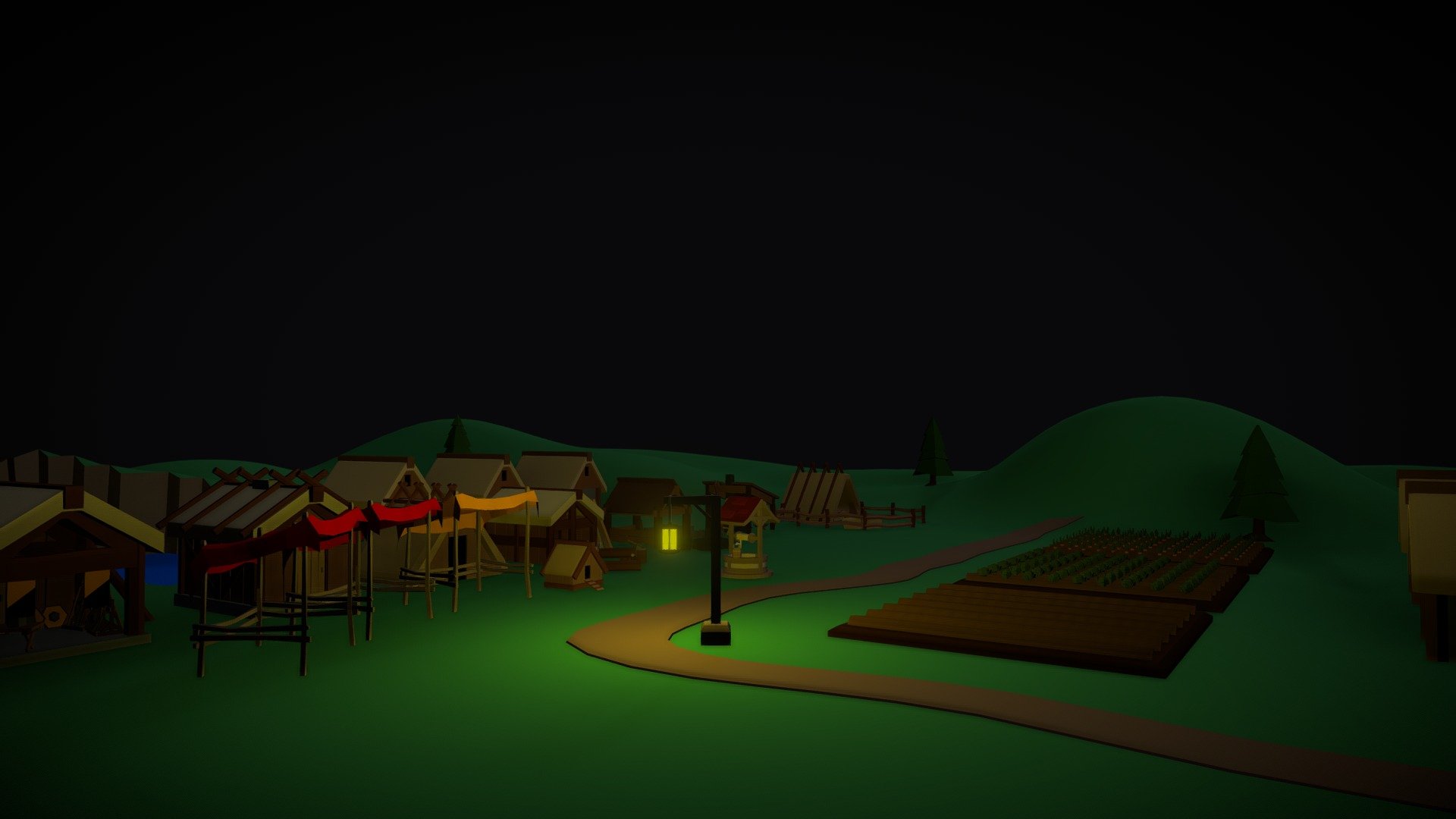 Lowpoly Village