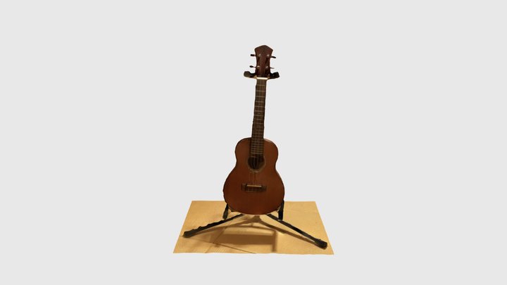 ウクレレ（大学課題） 3D Model