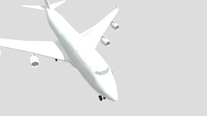 Boeing 747 2d art by PDFYYCMakerWorld: Download Free 3D Models