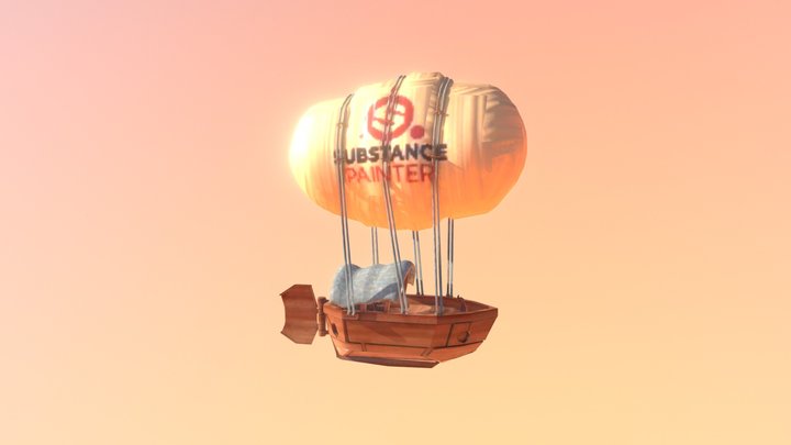 AirShip 3D Model