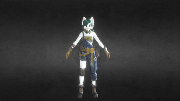 cat furry 3D Model