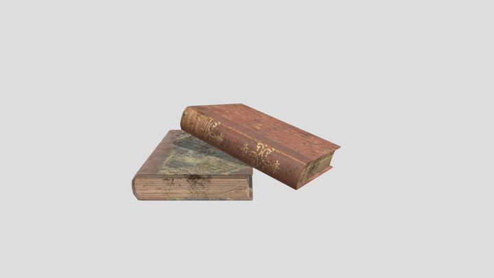 Books 3D Model